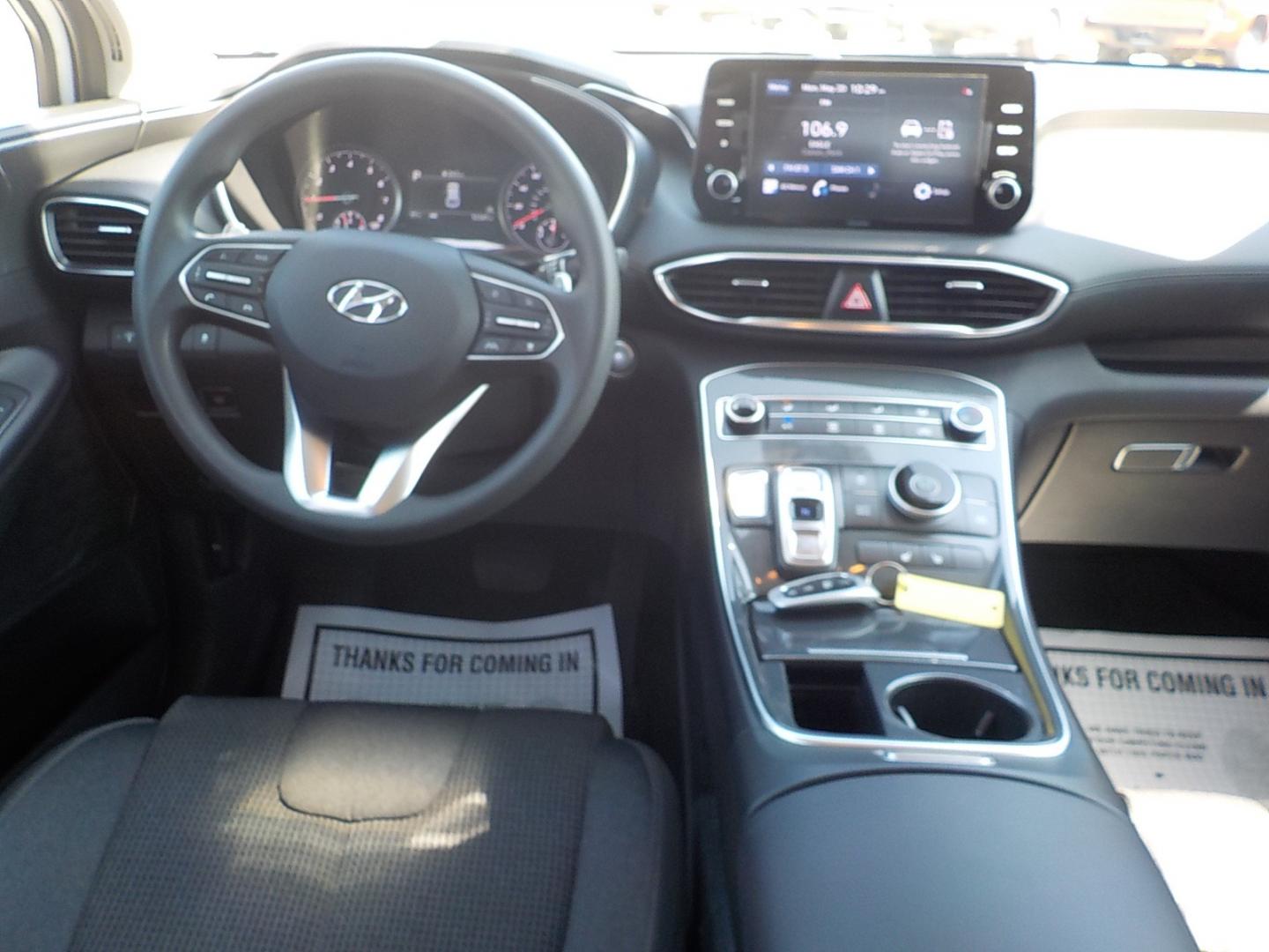 2021 White /Gray Hyundai Santa Fe (5NMS24AJ1MH) , Automatic transmission, located at 1617 W Church Street, Livingston, TX, 77351, (936) 327-3600, 30.710995, -94.951157 - ONE OWNER! Locally owned!! Really a nice unit! - Photo#13